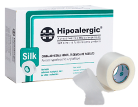 Cinta adhesiva
HIPOALERGIC SILK
