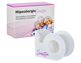 Cinta adhesiva
HIPOALERGIC SENSITIVE