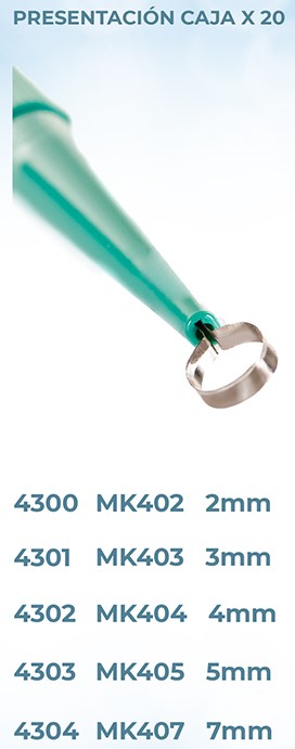 Cureta para Biopsia